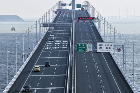 More than 93.34 million inbound and outbound passenger trips had been recorded through the Zhuhai port of the Hong Kong-Zhuhai-Macao Bridge as of Wednesday, seven years after the bridge opened to traffic