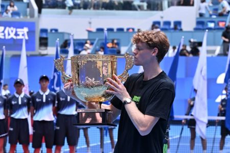 Jannik Sinner claims second China Open title as Alcaraz withdraws from Shanghai