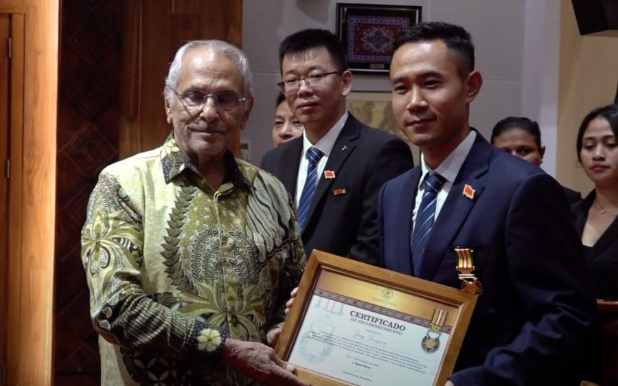 Timor-Leste awards Medal of Merit to Chinese doctors