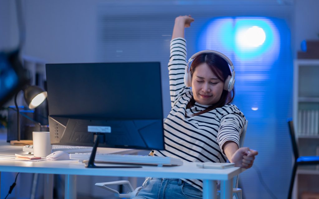 Well-being tips for people who work from home