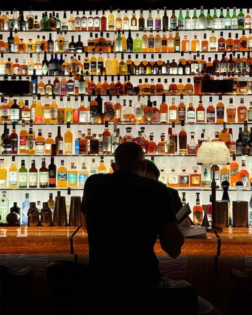 Dubbed a whisky bar and divan, Pony & Plume houses a jaw-dropping collection of 650 whisky labels