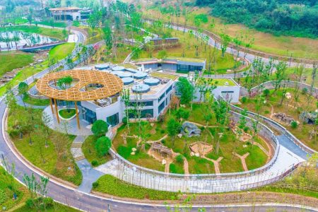 China opens a new giant panda base in Mianyang, Sichuan province China opens a new giant panda base in Mianyang, Sichuan province
