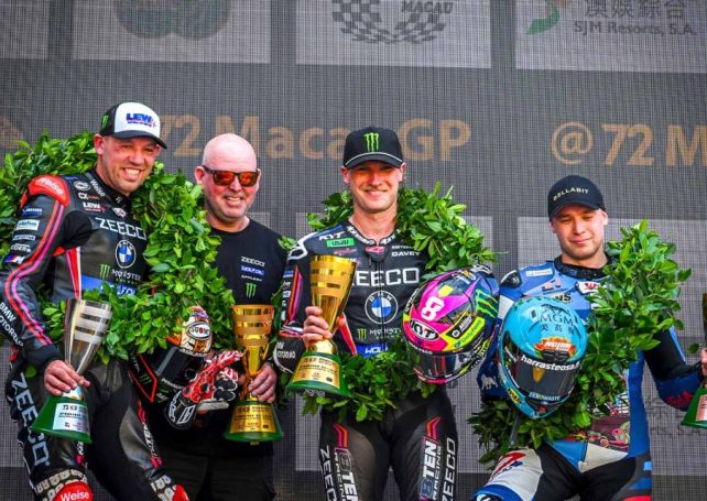 Davey Todd dominates qualifying and race to win 57th Macau Motorcycle Grand Prix