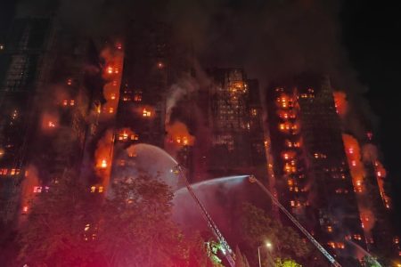 Criminal probe launched as Hong Kong residential fire leaves at least 44 dead