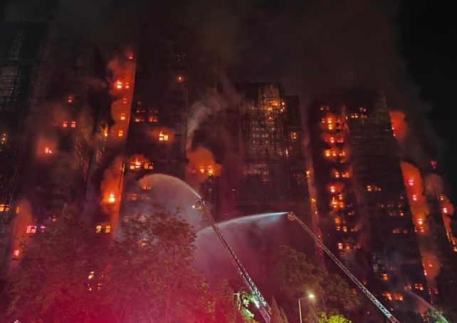 Criminal probe launched as Hong Kong residential fire leaves at least 44 dead