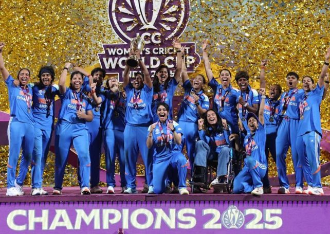 India’s women claim first World Cup title in convincing win over South Africa