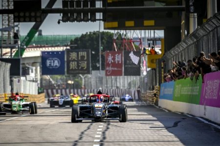 Jules Roussel wins inaugural FIA F4 World Cup race in Macao Jules Roussel wins inaugural FIA F4 World Cup race in Macao