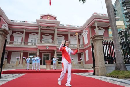Macao hosts torch relay in preparation for the National Games of China Macao hosts torch relay in preparation for the National Games of China