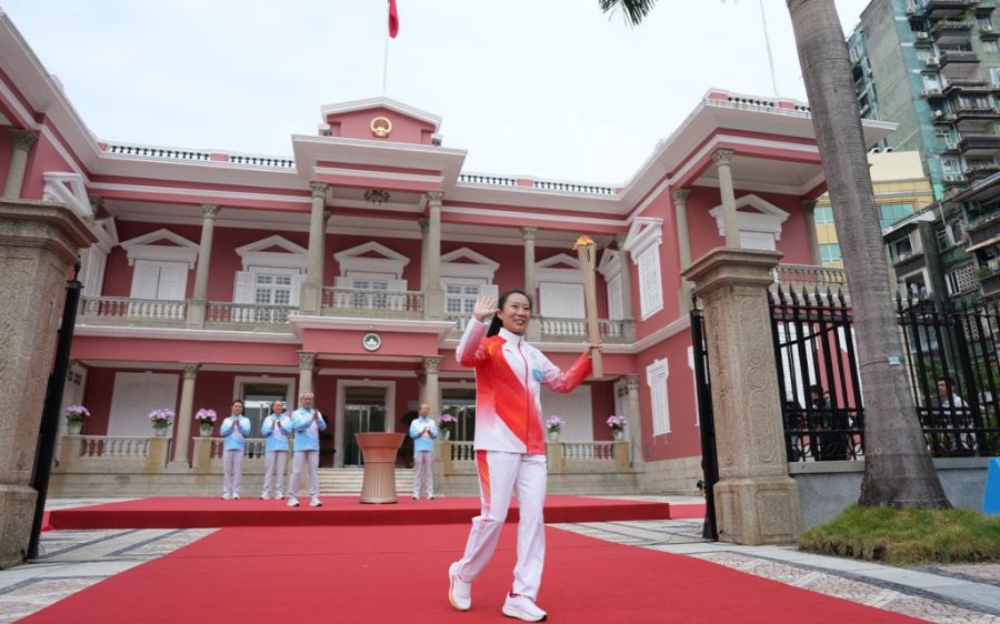 Macao hosts torch relay in preparation for the National Games of China