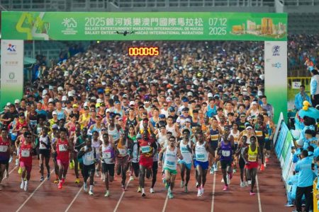 Kenyan Victor Kipchirchir smashes course record at 2025 Macao International Marathon