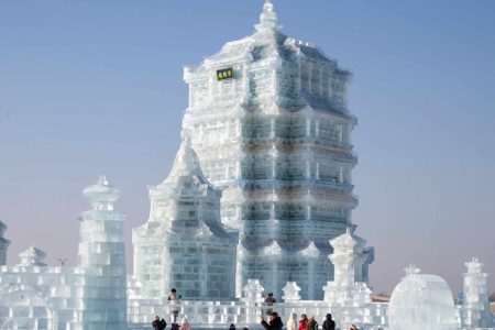 Harbin Ice and Snow World, the largest ice-themed park in the world, has reopened