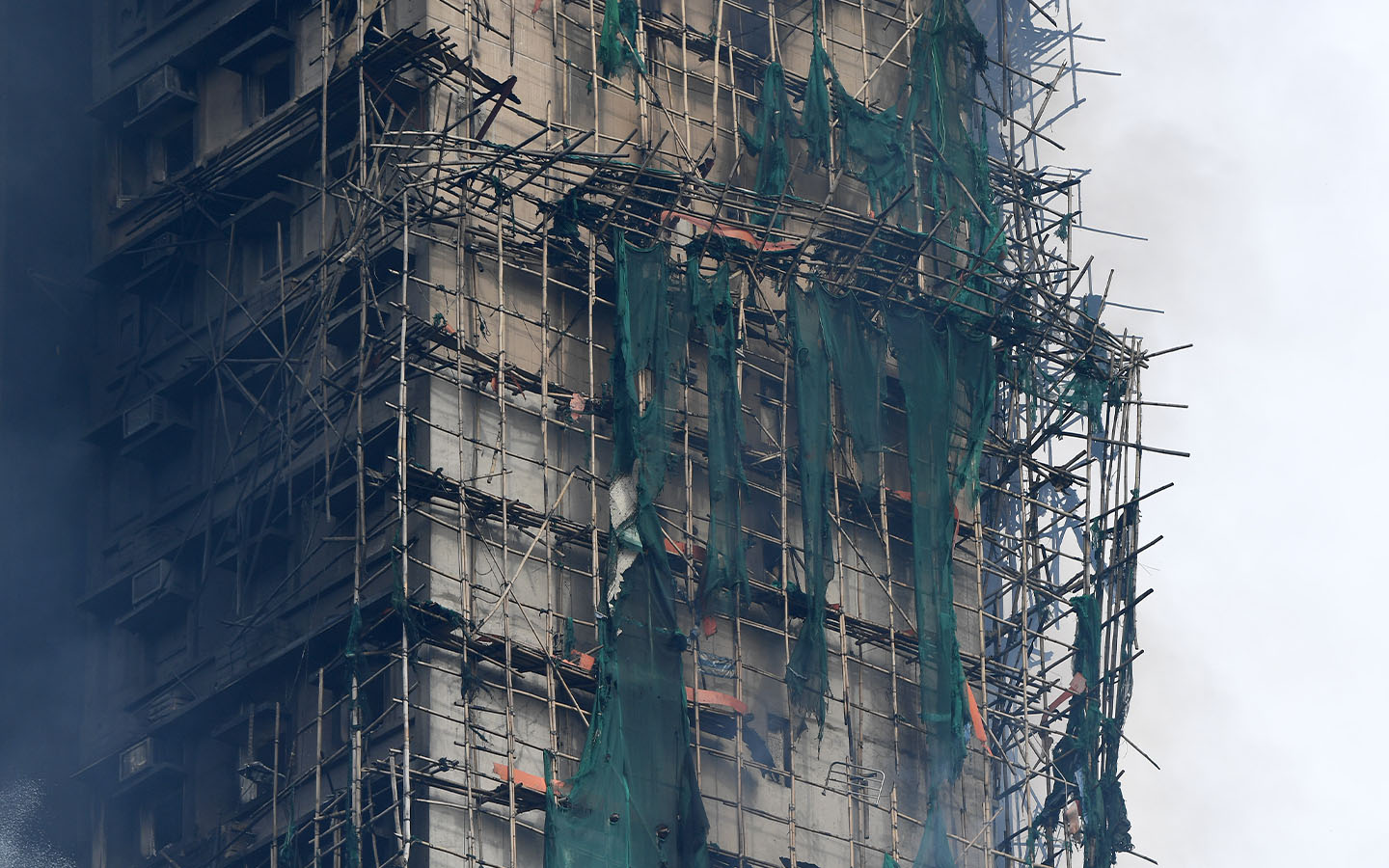 Substandard construction mesh found at Hong Kong’s Tai Po fire site