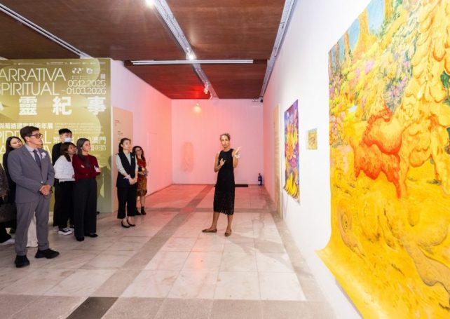 An annual Sino-Portuguese art exhibition officially opens at Taipa Houses
