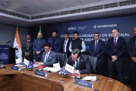 Embraer and Adani partner on Indian manufacturing facility