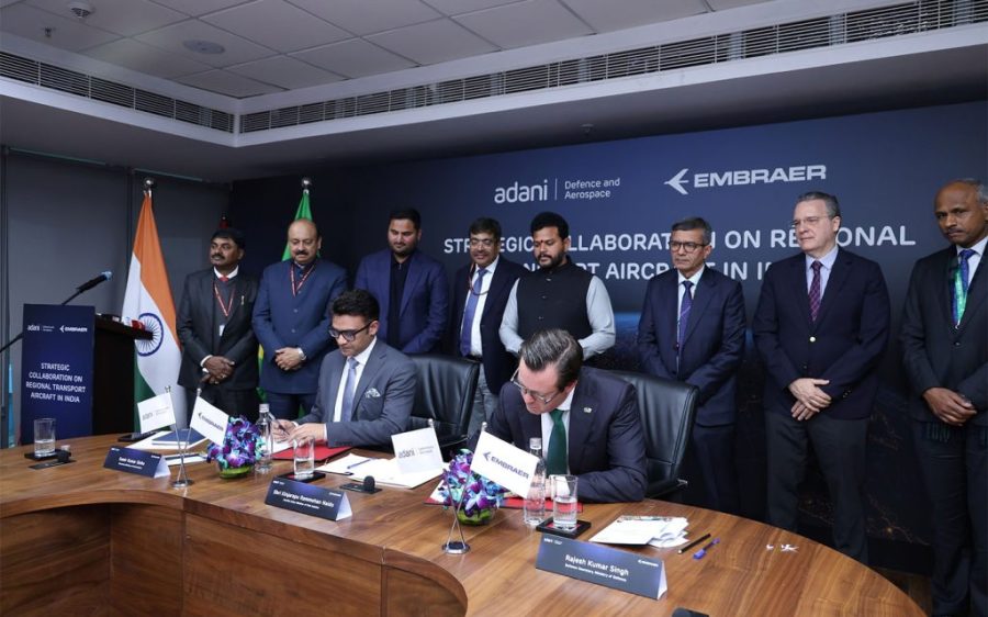 Embraer and Adani partner on Indian manufacturing facility