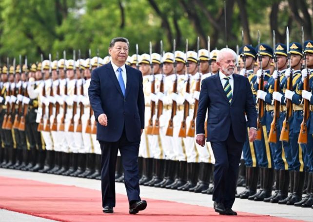 China reaffirms commitment to Brazil and to global stability