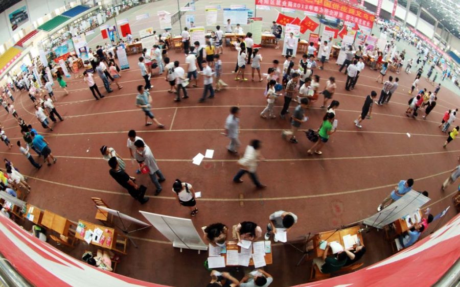 China’s youth jobless rate falls to a five-month low