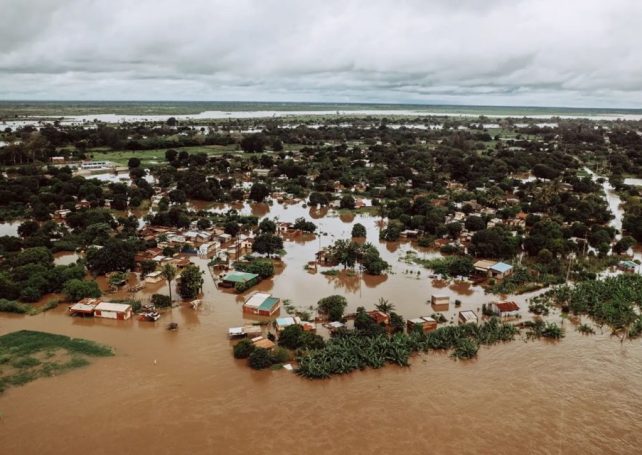 Hundreds of thousands of people have been affected by flood damage in Mozambique