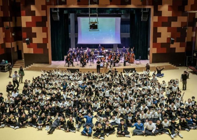 Macao Orchestra brings classical music to local schools