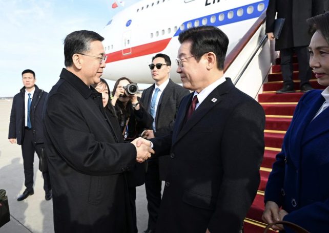 South Korean president’s China visit unfolds amid regional tensions