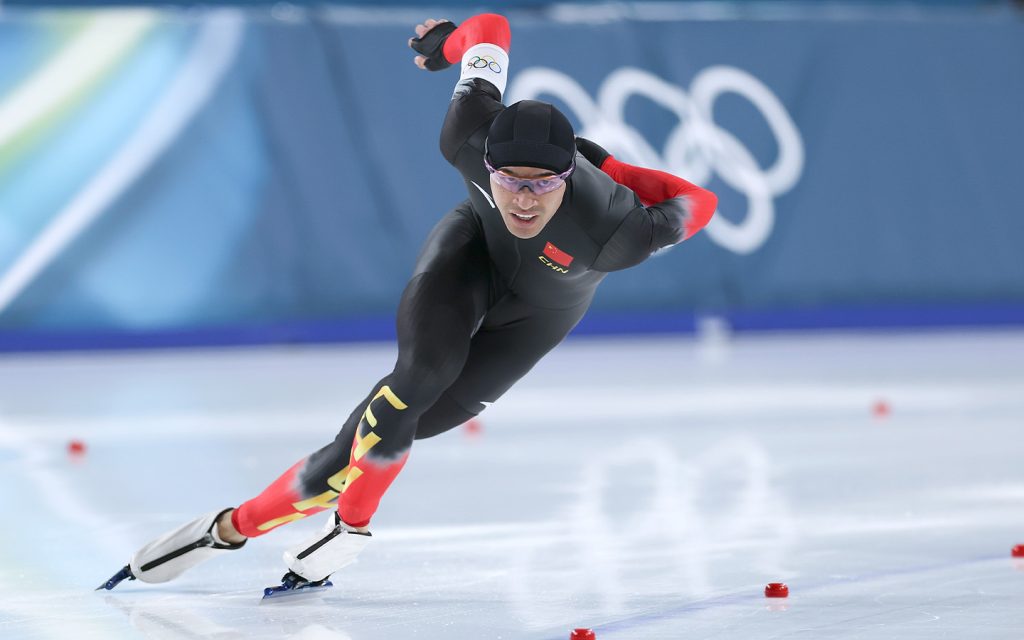 China rebounds from early setbacks with three-gold surge at Milano-Cortina 2026 - Ning Zhongyan of China competes during the speed skating men's 1500m event