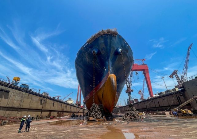 China maintains its position as the world’s leading shipbuilder