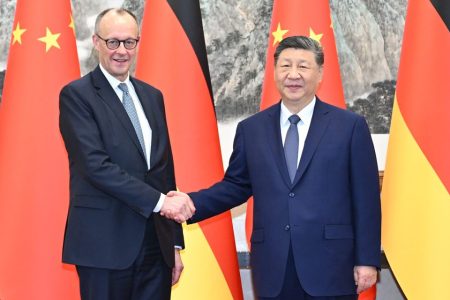 German chancellor raises trade issues in talks with China on first Beijing visit
