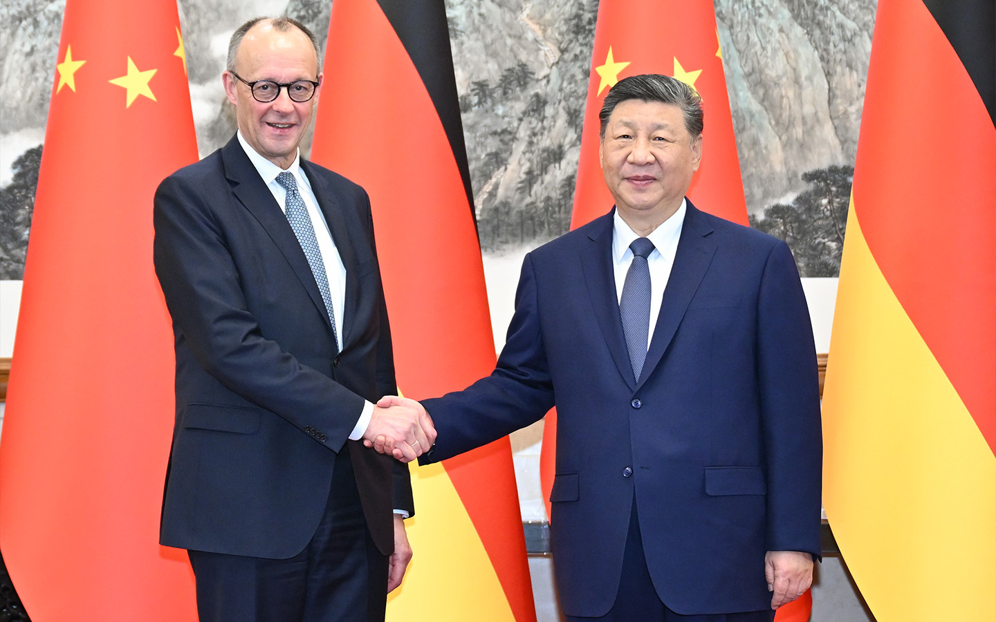German chancellor raises trade issues in talks with China on first Beijing visit