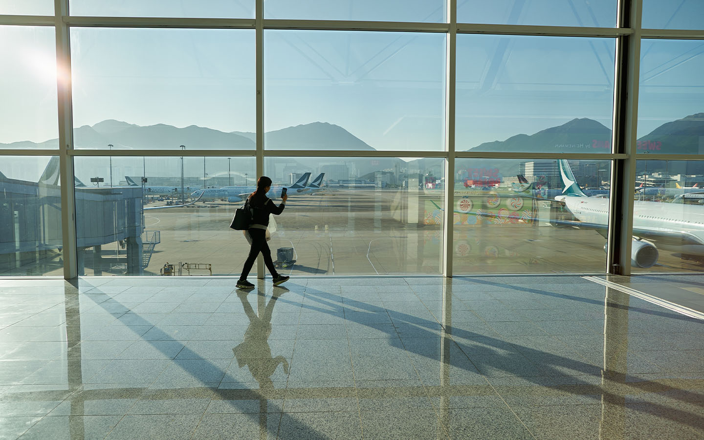 Hong Kong Airport’s expanded Terminal 2 departure hall set for May reopening