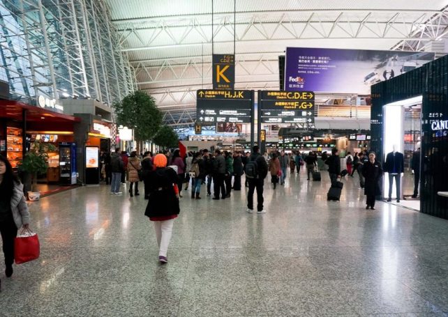 Record-breaking Lunar New Year travel rush at Guangzhou airport