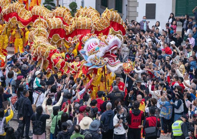 Macao’s Lunar New Year sees all-time daily visitor arrival record