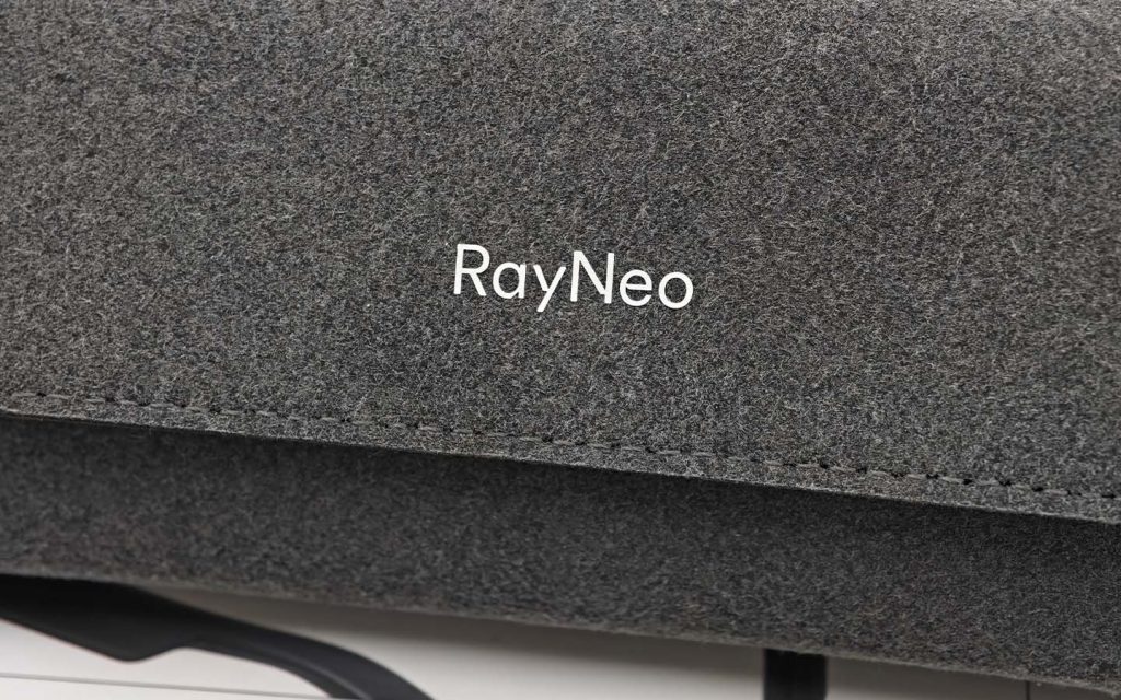 RayNeo company brand logo pictured in Shanghai, China on January 2026