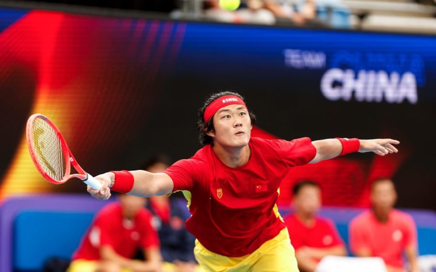 Zhang Zhizhen leads China past Portugal in Davis Cup play-offs in Guangzhou