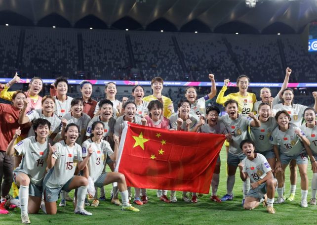 China beats North Korea 2-1 to win Group B in Asian Cup women’s soccer