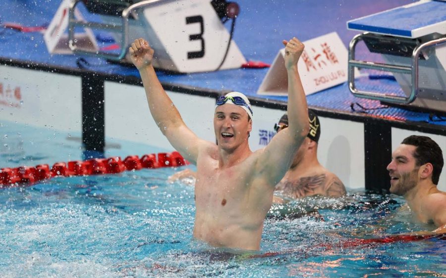 Cameron McEvoy breaks 50m freestyle world record at China Swimming Open