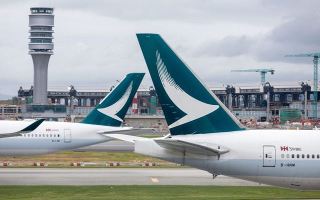 Cathay Pacific and HK Express are raising fuel levies by 34 percent next month