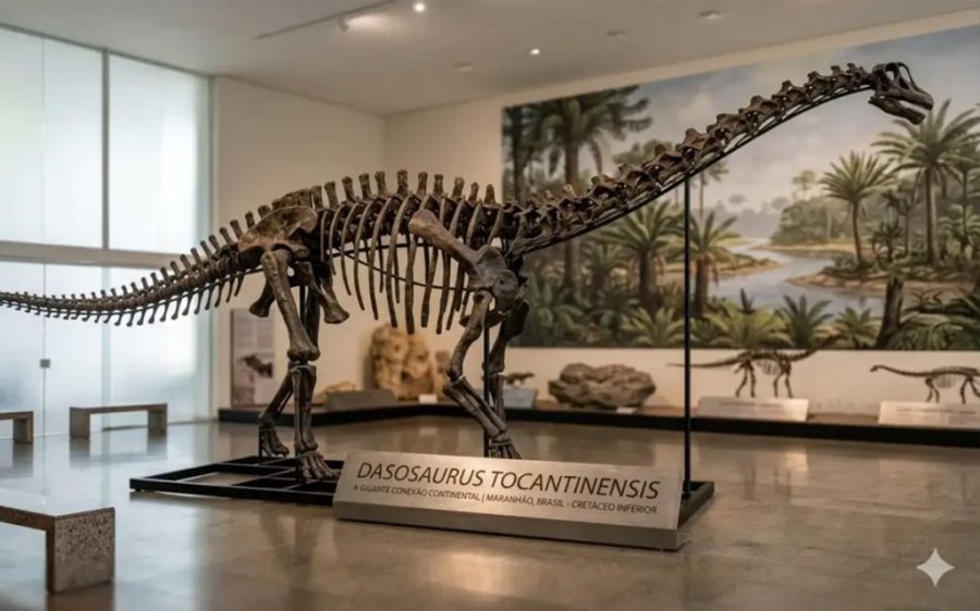 Giant new dinosaur fossil in Brazil reveals ancient land bridge