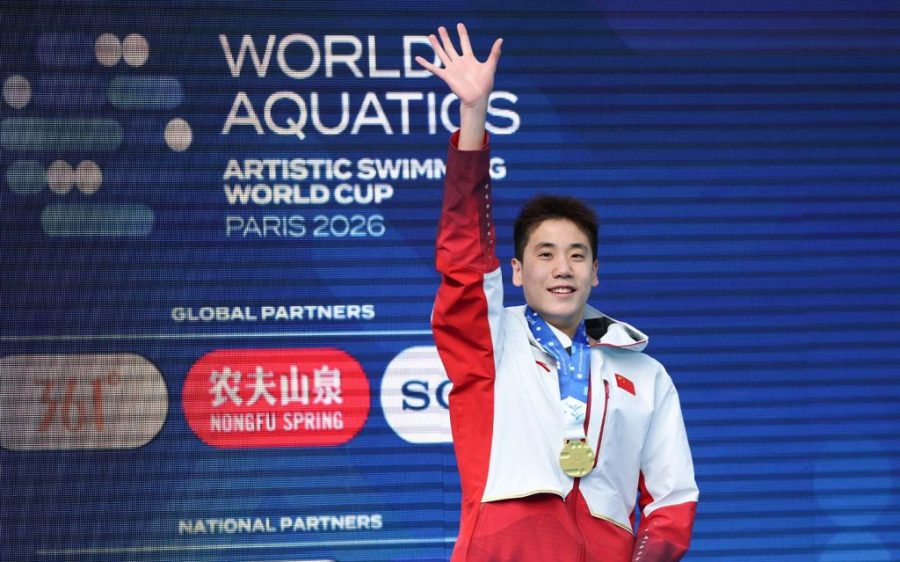 China’s Guo Muye wins double gold at Artistic Swimming World Cup in Paris