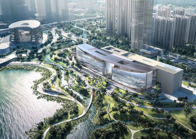 The Shenzhen International Art Museum nears completion