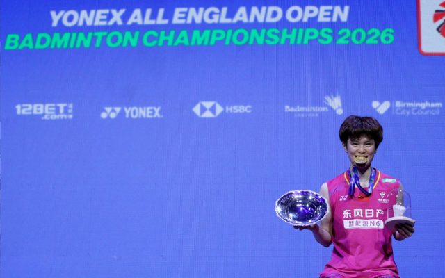 Wang Zhiyi of China wins badminton’s All England Open women’s singles crown