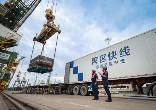 Dongguan-Hong Kong logistics park records surging annual growth