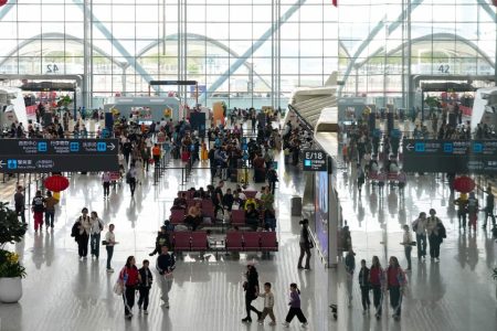 Guangzhou Baiyun Airport was China’s second busiest airport in the first quarter