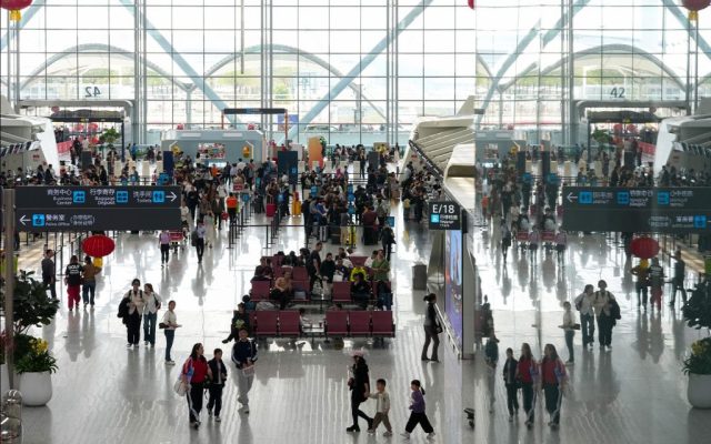 Guangzhou Baiyun Airport was China’s second busiest airport in the first quarter 