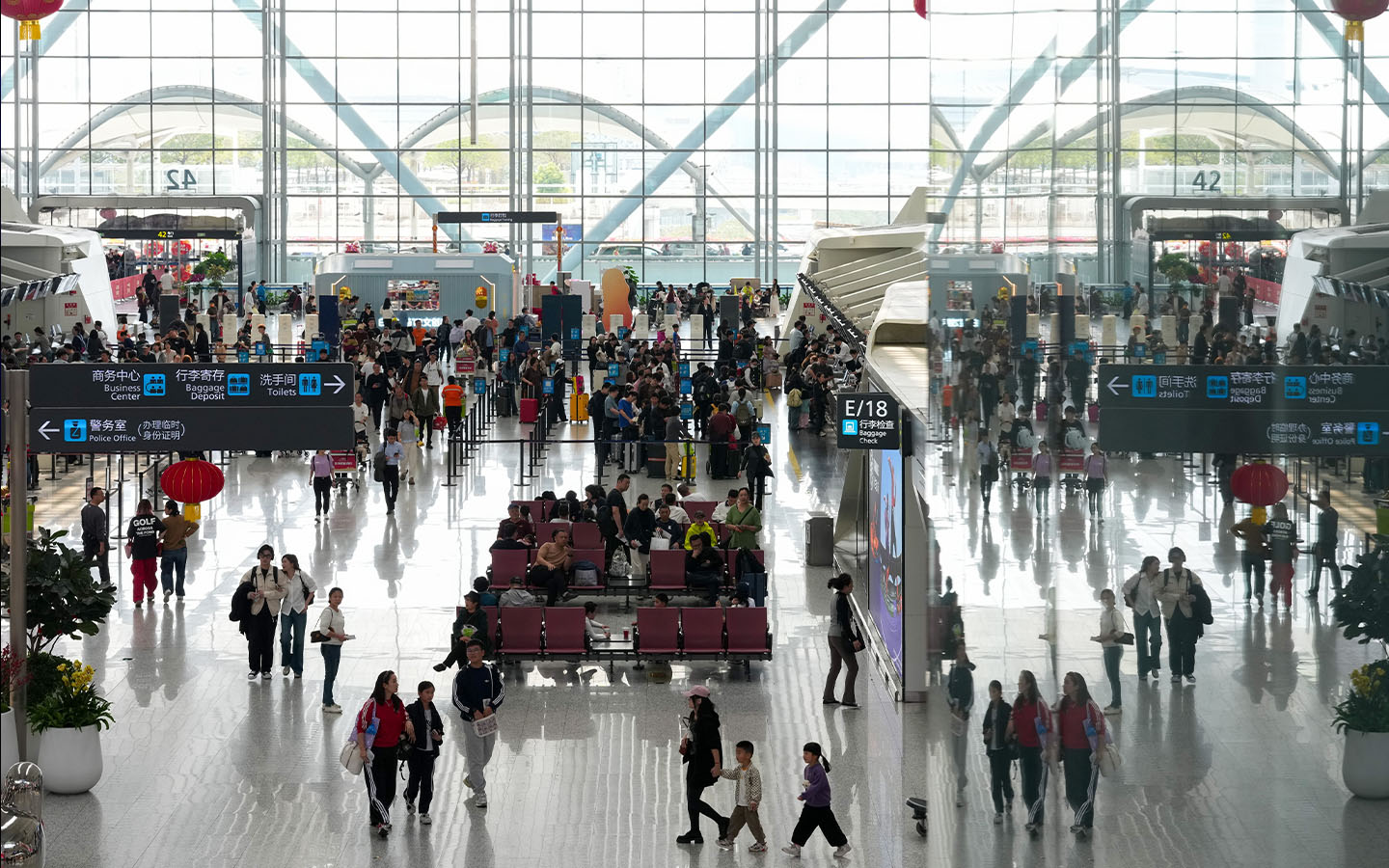 Guangzhou Baiyun Airport was China’s second busiest airport in the first quarter 