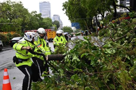 Officials explicitly link violent storms battering Guangzhou to climate change
